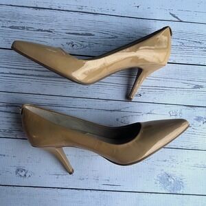 Michael Kors Womens Patent Leather Heels Pumps Cocktail Party Office Size 6.5M